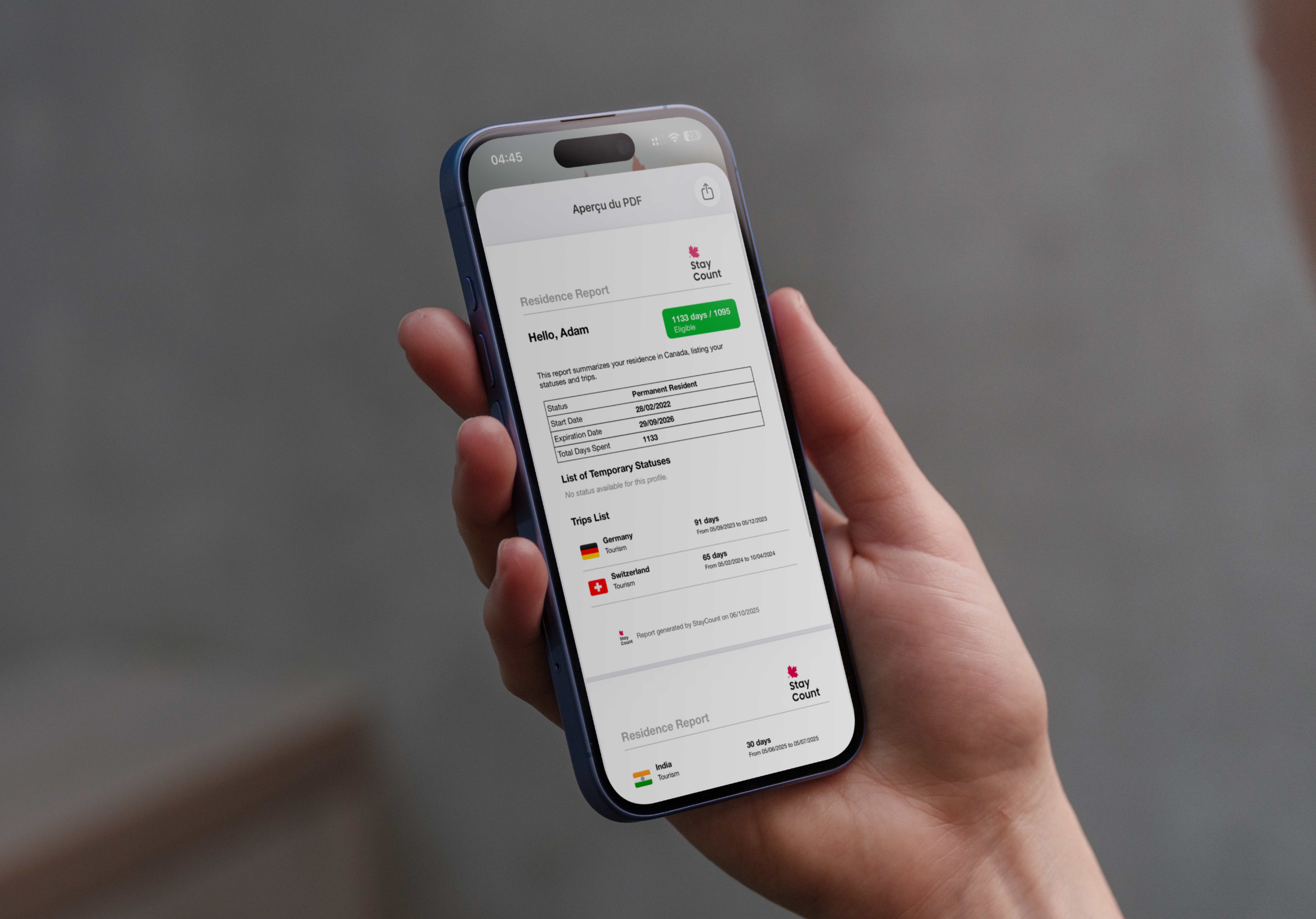 Rapports personnalisés